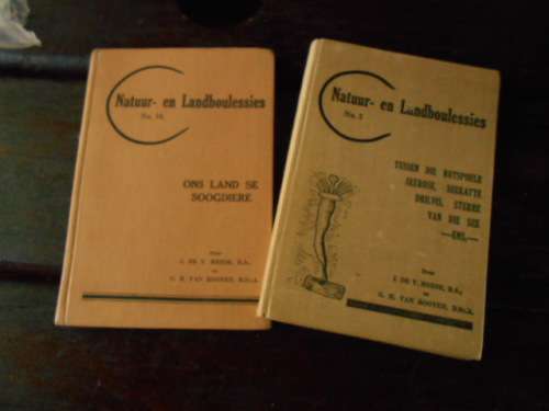 4 NATUUR- 2 boekies natuur & landboulessies - Heese, skatkamer  ou Sambo & natuurwereld