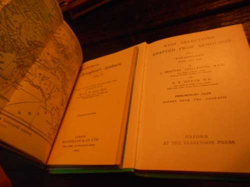 TWO SMALL XENOPHON (GREEK) BOOKS - Elementary classics and Oxford easy selections