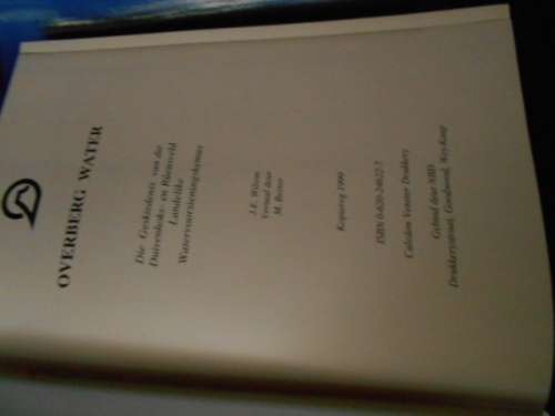 JE WILSON - HISTORY- DUIVENHOKS and RUENSVELD RURAL WATER SCHEMES