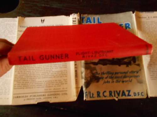 LT RC RIVAZ -  TAIL GUNNER illustrated HARDBACK - JARROLDS PUB LONDON