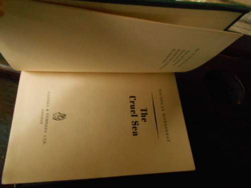 2 SEA BOOKS N MONSARRAT -THE CRUEL SEA  1952 and CANNIBAL CARGOES - H Holthouse