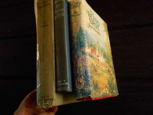 JOY PACKER -3  HARDBACK  NOVELS  - MOON BY NIGHT,  BLIND SPOT,  GREY MISTRESS 1949