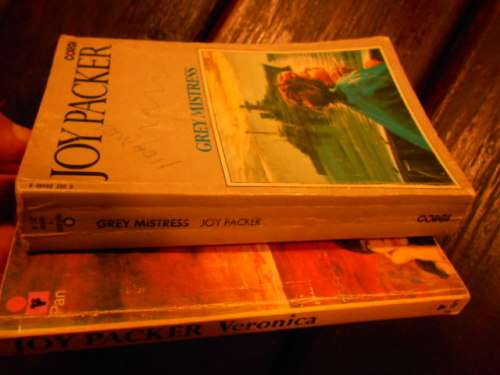 TWO SOFTBACK JOY PACKER BOOKS  -   VERONICA    and GREY MISTRESS