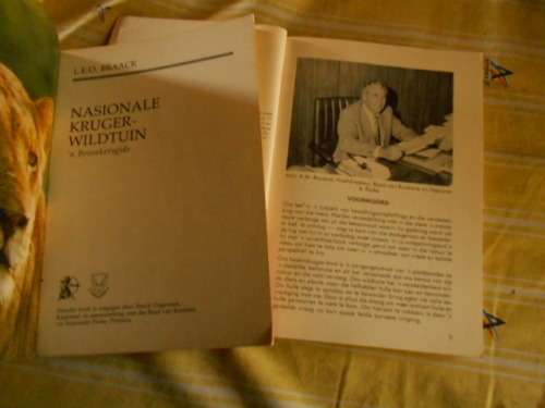 GIDS VAN AFRIKAANSE NASIONALE KRUGER WILDTUIN  PLUS VRAE EN ANTWOORDE DEUR PF FOURIE