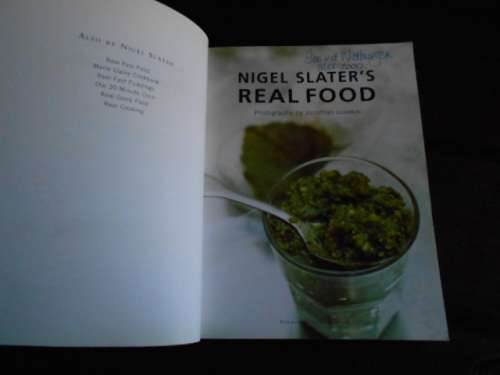 NIGEL SLATER`S REAL FOOD - NUMBER 1 COOKERY OF THE YEAR -  1998 SOFTBACK