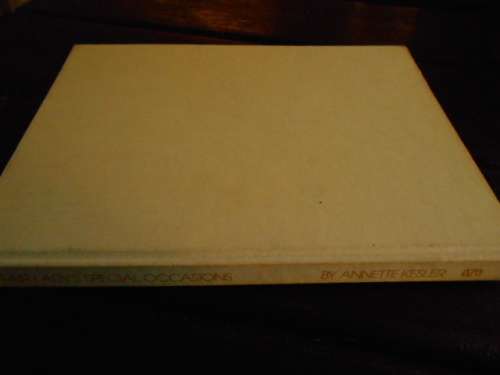 A KESLER - FAIR LADY`S SPECIAL OCCASIONS  COOKING -  1988