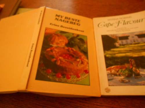 6  S A COOK BOOKS  - SPYS and DRANK, CAPEWINES, BESTENAGEREG, DEEPFREEZE,  CAPEFLAVOUR