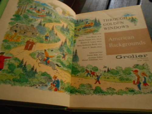 Through Golden WIndows ( Eight out of Ten Vol Set) GROLIER 1959 children's picture story books