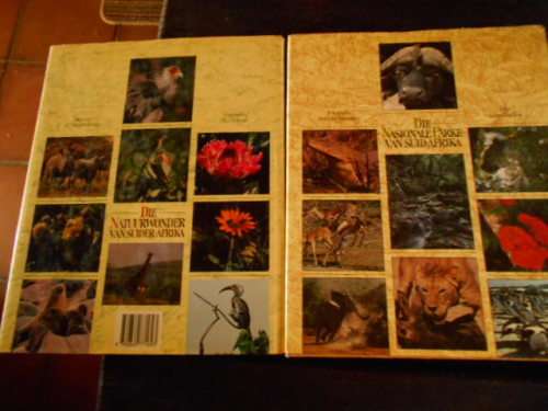 TWEE STRUIK BOEKE -  Natuurwonder Suid-Afrika  A Wannenburg and Die Prag van Suider Afrika Cubitt