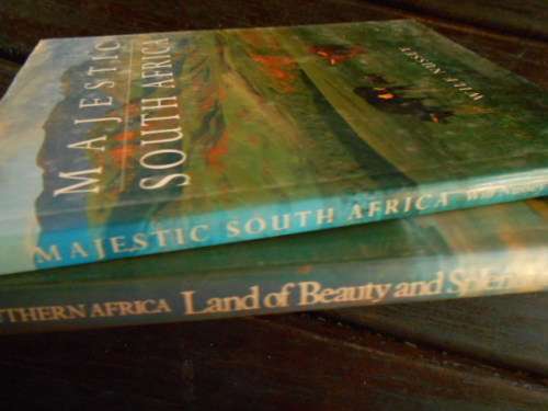 Majestic South Africa by Wilf Nussey and Land of Beauty and Splendour TV Bulpin  two picture  hardba
