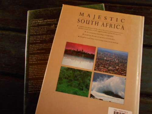 Majestic South Africa by Wilf Nussey and Land of Beauty and Splendour TV Bulpin  two picture  hardba