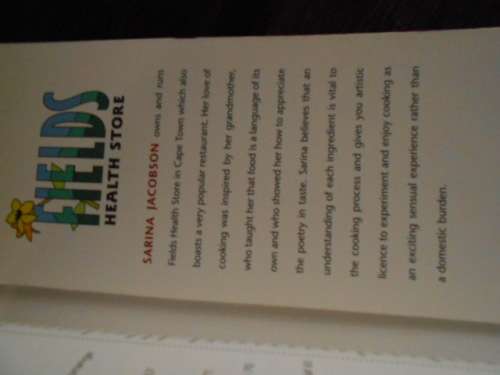 SARINA JACOBSON - FIELDS OF FLAVOUR - DELICIOUS DISHES WITHOUT MEAT