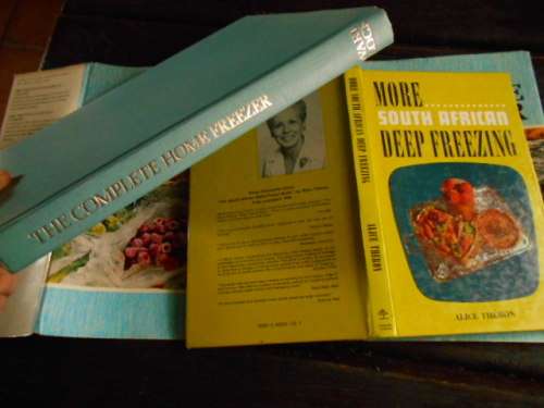 2 DEEP FREEZING HARDBACK BOOKS - Complete Home Freezer and More SA Deep Freezing