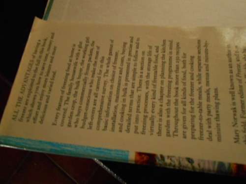2 DEEP FREEZING HARDBACK BOOKS - Complete Home Freezer and More SA Deep Freezing