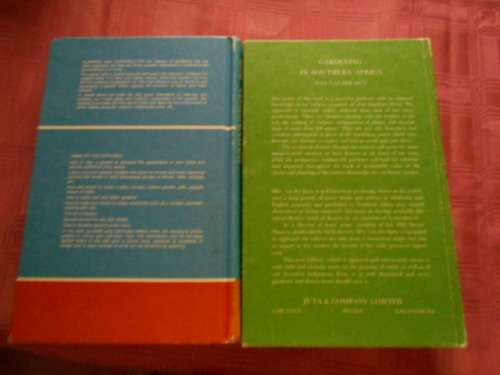 TWO UNA VAN DER SPUY BOOKS -  GARDEN PLANNING and CONSTRUCTION and THE FLOWER GARDEN