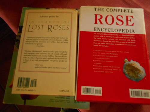 3 ROSE BOOKS - Complete Rose Encyclopedia - Nico Vermeulen, How to grow roses and LOST ROSES