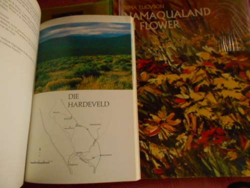 TWO BOOKS SIMA ELIOVSON - NAMAQUALAND IN FLOWER AND WESKUS TOERISTEGIDS DEUR CORNEL TRUTER