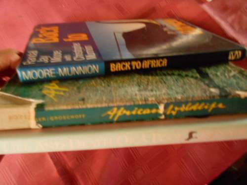 3 BOOKS- WILDLIFE  F. Roedelberger, BACK TO AFRICA - R Jay,  Life and death of pool J Struthers