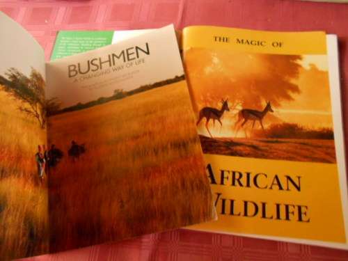 PETER JOYCE - THE MAGIC OF AFRICAN WILDLIFE 1998  and A BANNISTER BUSHMEN