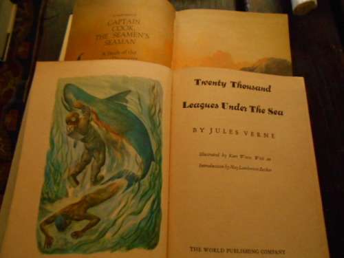 2 books -GREAT TALES SEA VOL 2 READERS DIGEST and  20,000 LEAGUES UNDER SEA J VERNE