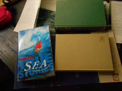 3 SEA STORY BOOKS -  UNKNOWN SEA - F Mauriac,  CRUEL SEA N Monsarrat and  TRUE SEA STORIES