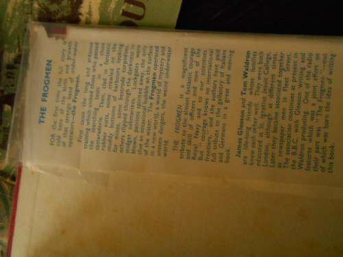 3 BOOKS: SEA POWER T124 1941, FROGMEN WARTIME - T WALDRON  1953 -  CAINE MUTINY - H WOUK 1951