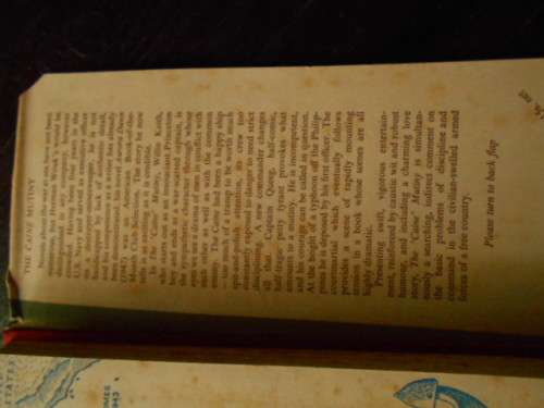3 BOOKS: SEA POWER T124 1941, FROGMEN WARTIME - T WALDRON  1953 -  CAINE MUTINY - H WOUK 1951