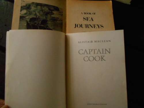 two sea books LUDOVIE KENNEDY - A BOOK OF SEA JOURNEYS and CAPTAIN MACLEAN CAPTAIN COOK