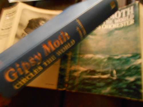 2 books R WILLIAMS -  REED IN THE WIND  - 1991  and GIPSY MOTH  F CHICHESTER 1967