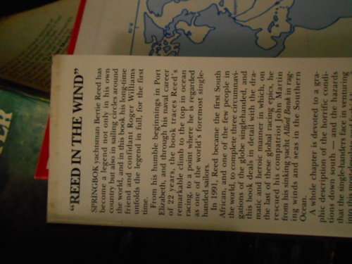 2 books R WILLIAMS -  REED IN THE WIND  - 1991  and GIPSY MOTH  F CHICHESTER 1967