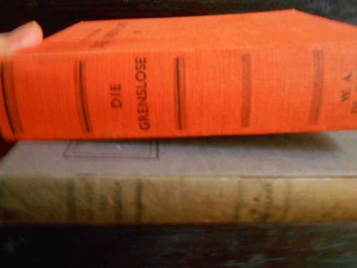 TWEE WA DE KLERK BOEKE - DIE GRENSLOSE 1946 NAS PERS and  DIE UUR VAN VERLANGE NB BOEKKLUB