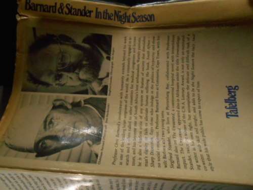CHRISTIAAN BARNARD and STANDER - TWO NOVELS  THE FAITH and IN THE NIGHT SEASON