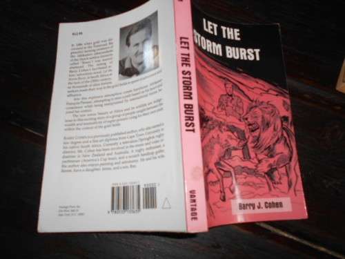 BARRY COHEN - LET THE STORM BURST - Story Based on historical quotes  Vantage Press softback