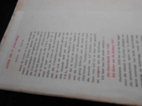 DRIE BOEKE VAN ANNA LOUW -  , `Die onverdeelde uur,, Agter my `n Albatros, Die donker kind