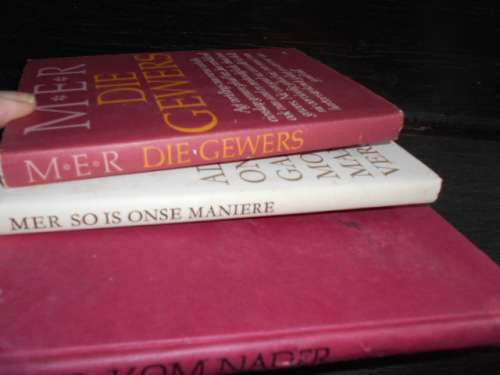 M.E.R. - 3 BOEKE M E Rothman,Swellendam - .KOM NADER(koerantuitknipsel) GEWERS + MANIERE,