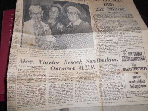 M.E.R. - 3 BOEKE M E Rothman,Swellendam - .KOM NADER(koerantuitknipsel) GEWERS + MANIERE,