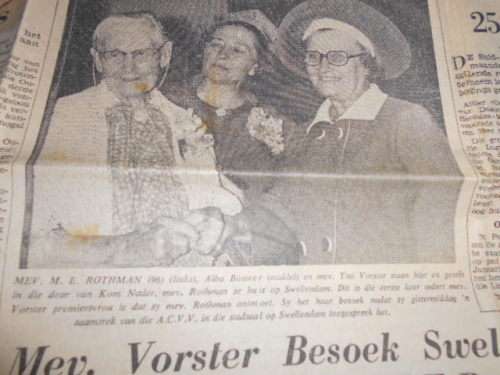 M.E.R. - 3 BOEKE M E Rothman,Swellendam - .KOM NADER(koerantuitknipsel) GEWERS + MANIERE,
