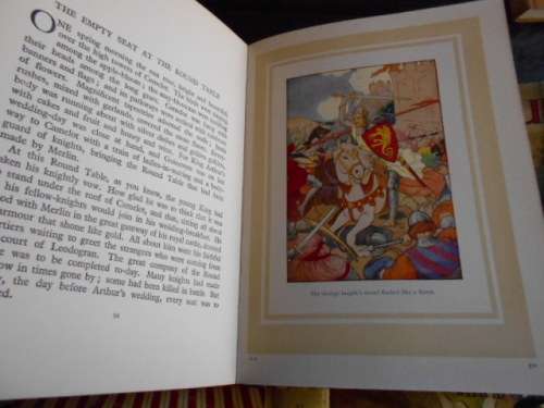 HARRY THEAKER - KING ARTHUR and HIS KNIGHTS  RETOLD BLANCH WINDER - 16 COL PLATES