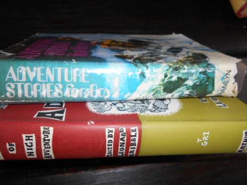 2 - FAMOUS STORIES HIGH ADVENTURE - L GRIBBLE and ADVENTURE STORIES  BOYS