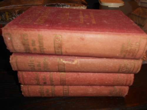 4 BOOKS STUDIES IN SCRIPTURES - OLD 1920 BOOKS HELPING HAND BIBLE STUDENTS  SERIES I, II, IV & V
