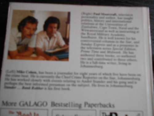 PAUL MOORCRAFT and MIKE COHEN - STANDER BANK ROBBER - GALAGO PAPERBACK