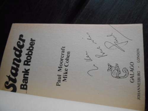 PAUL MOORCRAFT and MIKE COHEN - STANDER BANK ROBBER - GALAGO PAPERBACK