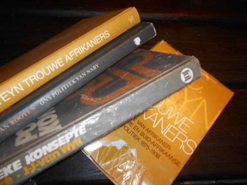 3 BOEKE  JC STEYN - TROUE AFRIKANERS ,POLITIEK NABY - V Rooyen, Kotze - Politieke konsepte