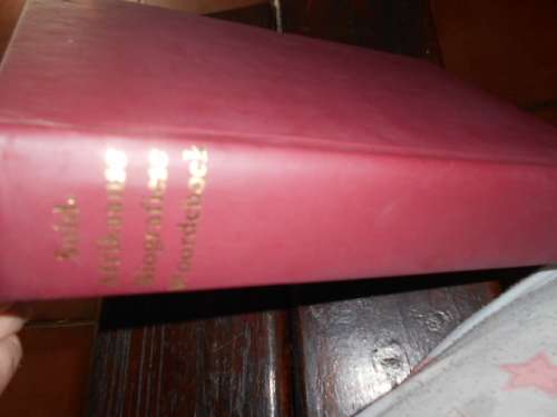 WJ DE KOCK SUID-AFRIKAANSE BIOGRAFIESE WOORDEBOEK DEEL 1 NAS. RAAD SOSIALE NAVORSING 1968 HARDEBAND