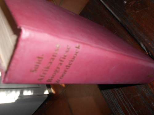 WJ DE KOCK SUID-AFRIKAANSE BIOGRAFIESE WOORDEBOEK DEEL 1 NAS. RAAD SOSIALE NAVORSING 1968 HARDEBAND
