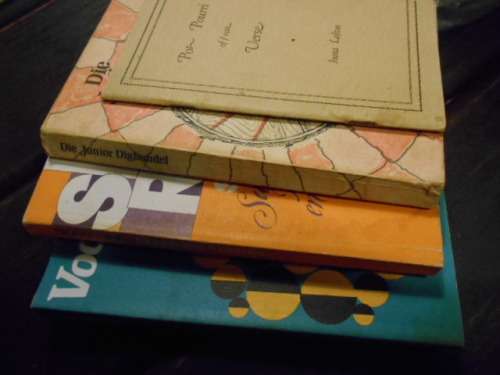 4 GEDIGTE BOEKE  SKAKERING, VOORSPRAAK - ASKES, JUN DIGBUNDEL and POT POURI