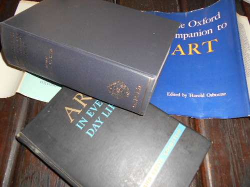 TWO ART BOOKS - THE OXFORD COMPANION TO ART and ART IN EVERYDAY LIFE