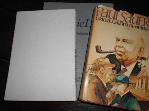 3 BOOKS - DR T LOUW  AFRIKANER GESKIED , NOTES  DIARY VAN SCHOOR  and PAUL SAUER