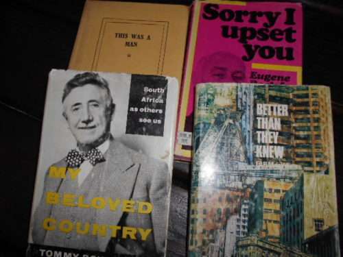4 BOOKS-  MY BELOVED COUNTRY -  AS OTHERS SEE US, THIS WAS A MAN, BETTER THAN THEY KNEW