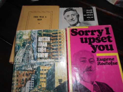 4 BOOKS-  MY BELOVED COUNTRY -  AS OTHERS SEE US, THIS WAS A MAN, BETTER THAN THEY KNEW